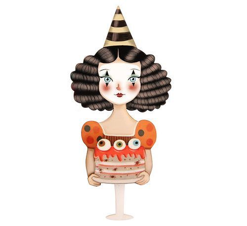 Broche Mimo con Tarta