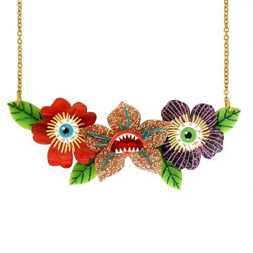 Collar Flores Tenebrosas