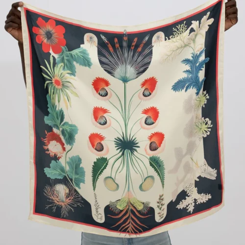 Viva Pañuelo Flores Espejo