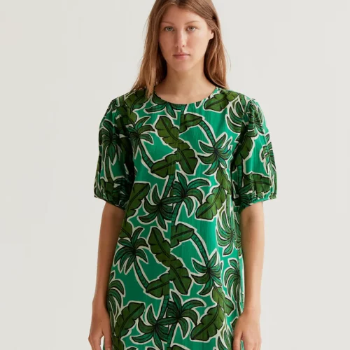 Vestido corto Palm Tree