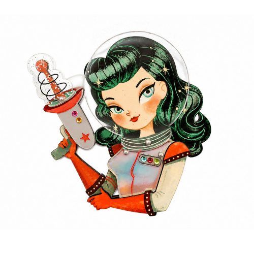 Broche Astronauta Atómica
